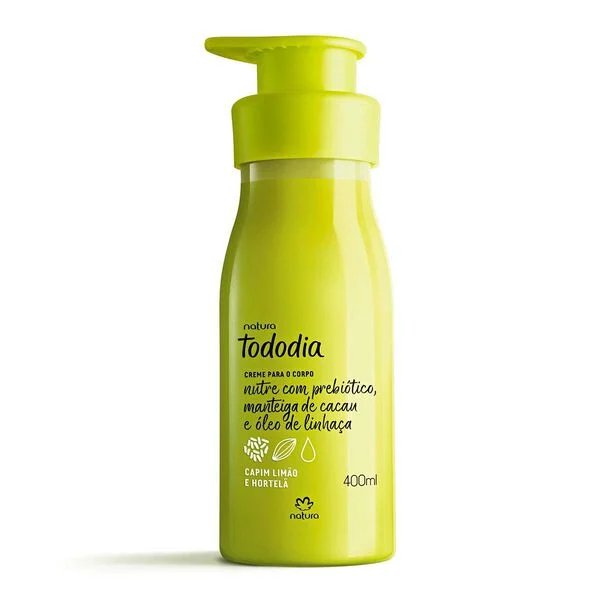 Crema nutritiva para cuerpo Tododia Capim Limão e Hortelã 400ml