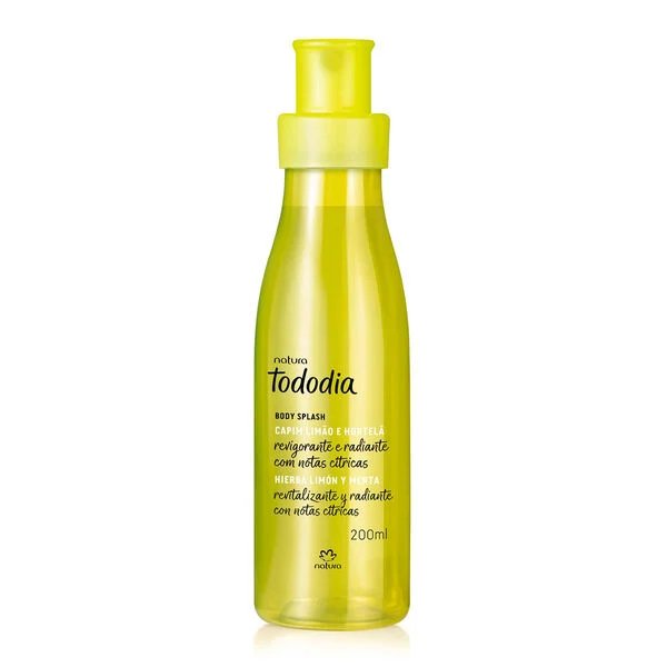 Body Splash Tododia Capim Limão e Hortelã 200ml
