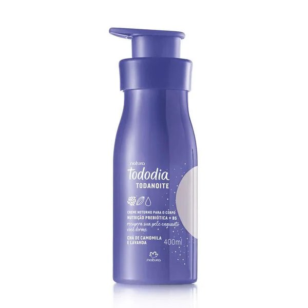 Crema nutritiva para cuerpo Tododia Chá de Camomila e Lavanda 400ml