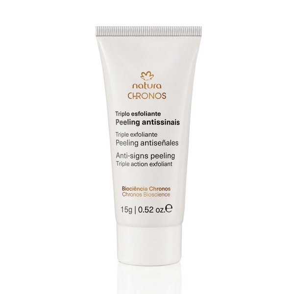 Triple exfoliante Peeling antiseñales Chronos Derma miniatura 15g