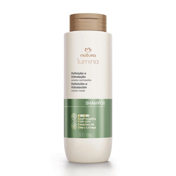 Shampoo cremoso Lumina Definición  e Hidratación cabello rizado