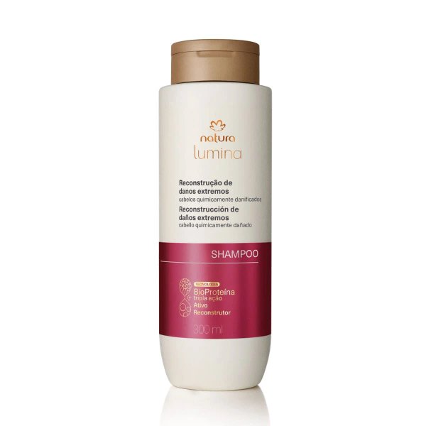 Shampoo reestructurante Lumina Reconstrucción de daños extremos 300ml