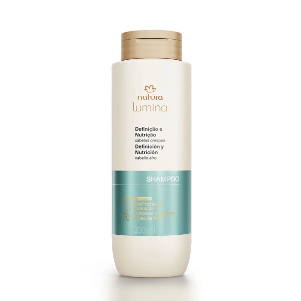 Shampoo hidratante Lumina Definición y Nutrición cabello afro 300ml