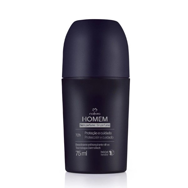 Desodorante Antitranspirante Roll-on Homem Sem Perfume 75ml
