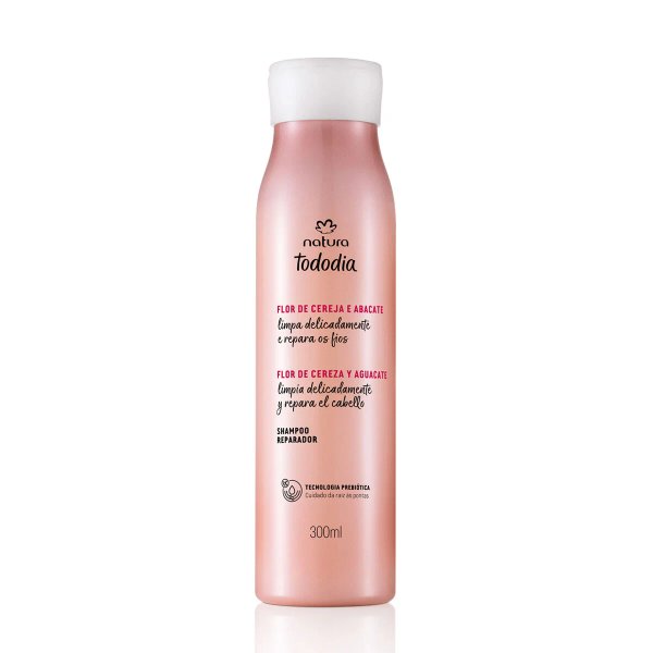 Shampoo Reparador Flor de Cereja e Abacate Tododia 300ml