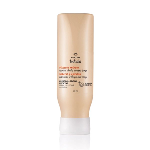 Crema para peinar nutritivo Tododia Pêssego e Amêndoa 180ml