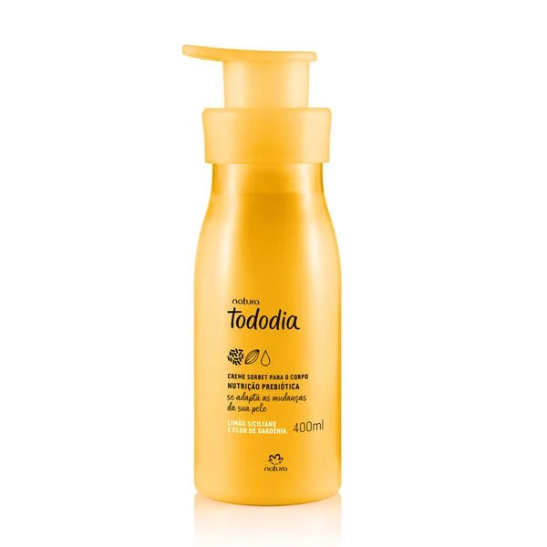 Crema Nutritiva para el Cuerpo Tododia Limão Siciliano e Flor de Gardênia 400 ml