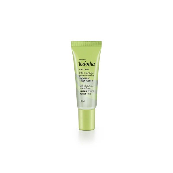 Gloss Labial Tododia Maçã Verde e Água de Coco 10ml
