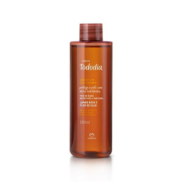 Jabon de aceite corporal Tododia Jambo Rosa e Flor de Caju 190ml