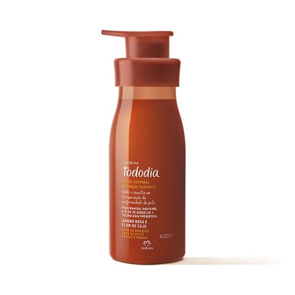 Crema nutritiva para cuerpo Tododia Jambo Rosa e Flor de Caju 400ml