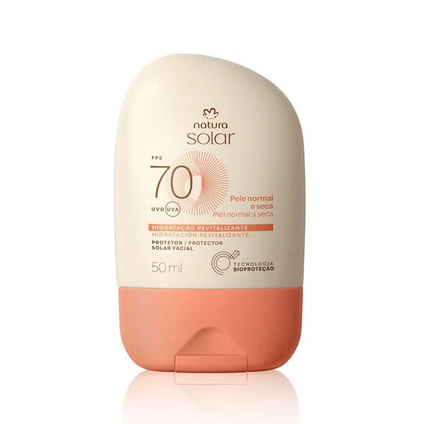 Protector Solar Facial piel normal a seca FPS 70 Natura Solar 50ml