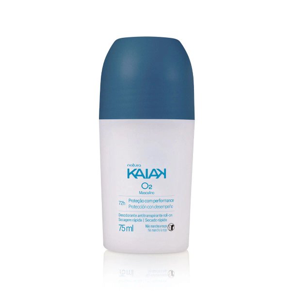 Desodorante Antitranspirante Roll-on Kaiak O2 masculino 75ml