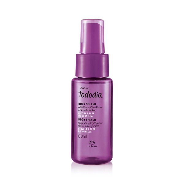 Body Splash Tododia Ameixa e Flor de Baunilha 60ml