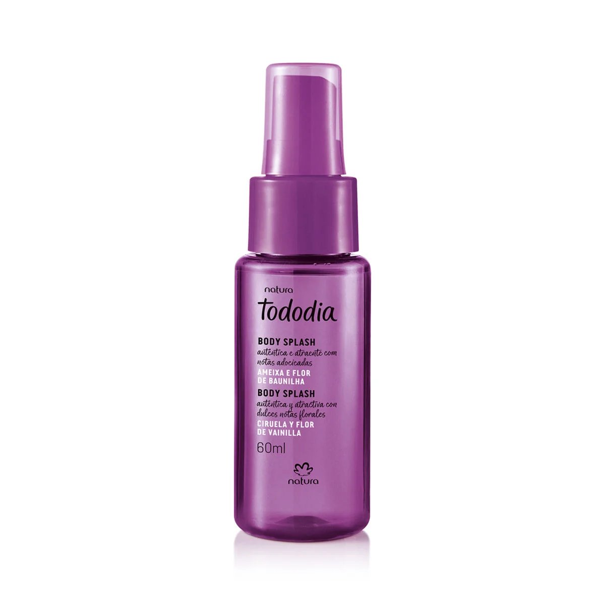 Body Splash Tododia Ameixa e Flor de Baunilha 60ml - 3