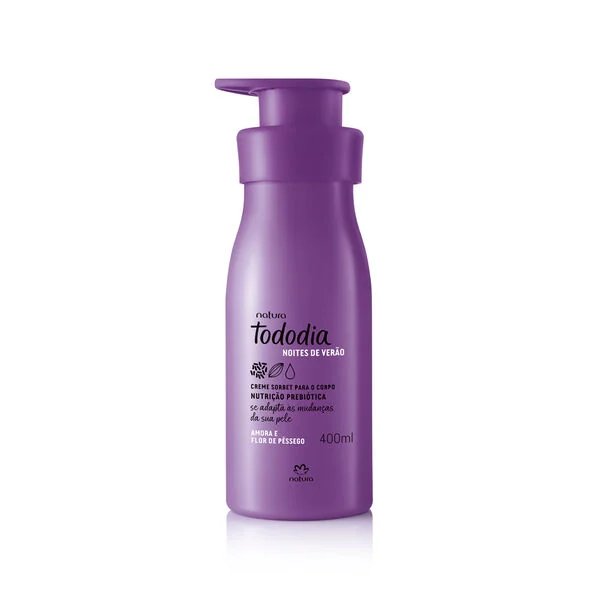 Crema Nutritiva para el Cuerpo Tododia Amora e flor de pessego 400 ml