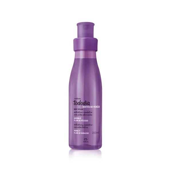 Body Splash Tododia Amora e Flor de Pêssego 200ml
