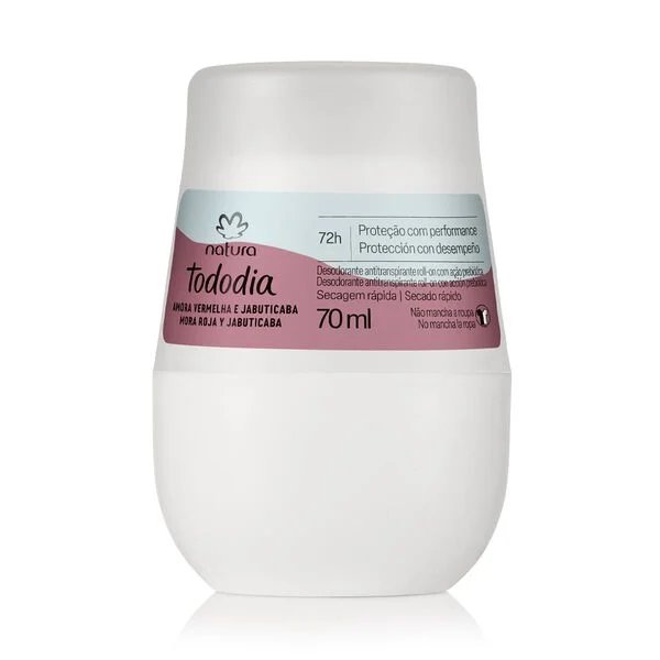 Desodorante Antitranspirante Roll-on Tododia Mora Roja y Jabuticaba 70ml