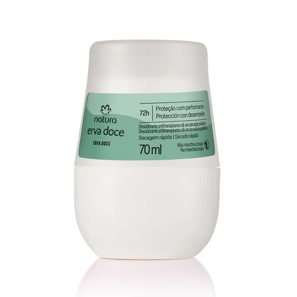 Desodorante Antitranspirante Roll-on Erva Doce 70ml