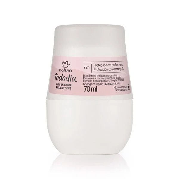 Desodorante Antitranspirante Roll-on Tododia Pele uniforme 70ml