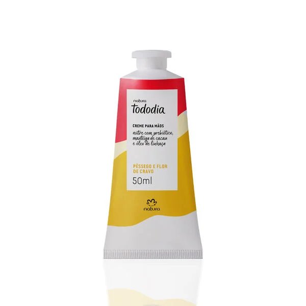 Crema nutritiva para las manos Tododia Pêssego e Flor de Cravo 50ml