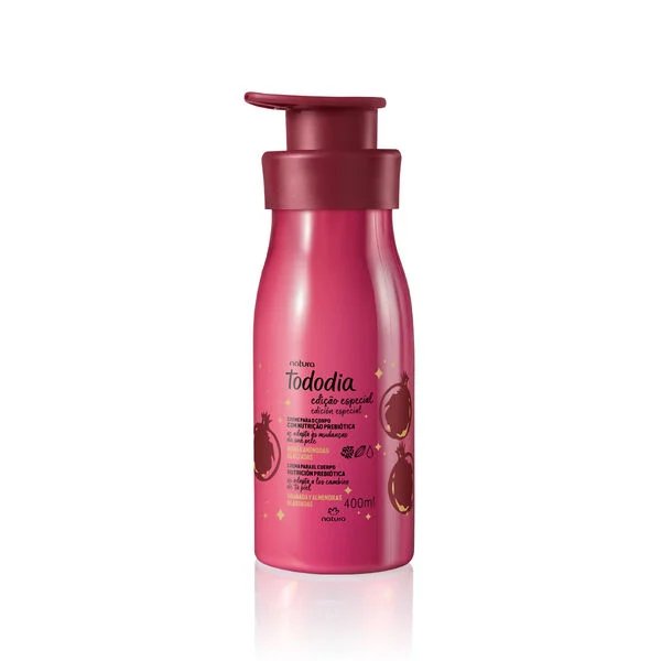 Crema Nutritiva para el Cuerpo Tododia Romã e Amêndoas Glaceadas 400 ml