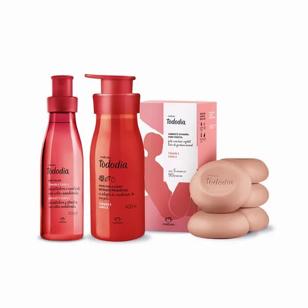 Kit Tododia Tâmara e Canela (3 produtos)