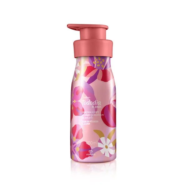 Crema Nutritiva para el Cuerpo Tododia Flor de Pêssego e Jasmim 400 ml