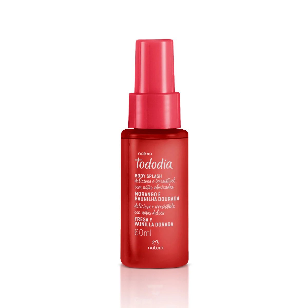 Body splash Tododia Morango e Baunilha Dorada 60ml - 2