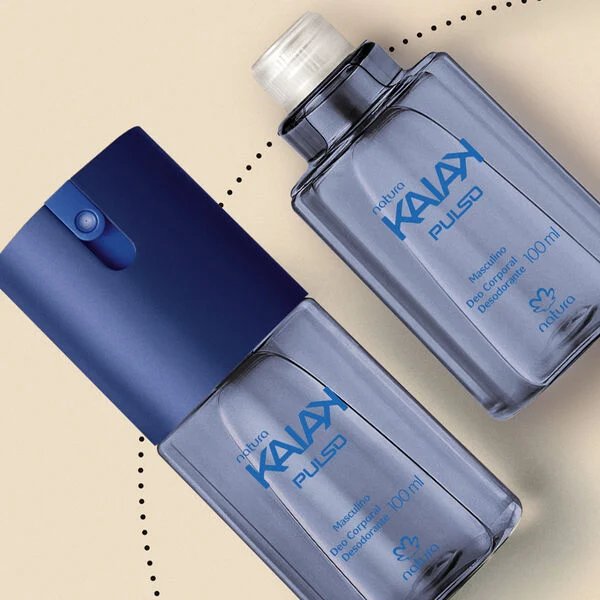 Kit Desodorante Corporal Kaiak Pulso Masculino com Refil