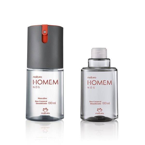 Kit Desodorante Corporal Natura Homem Nós com Refil