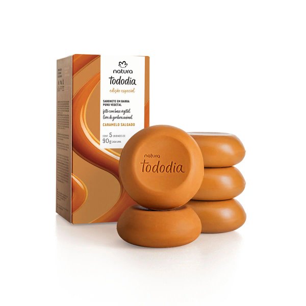 Jabón en barra Tododia Caramelo Salgado 5x90g