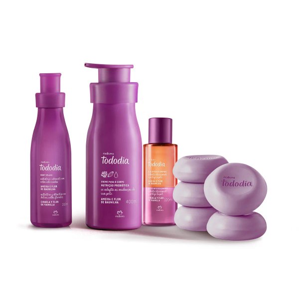 Kit Hidratación perfumada Ameixa e Flor de Baunilha