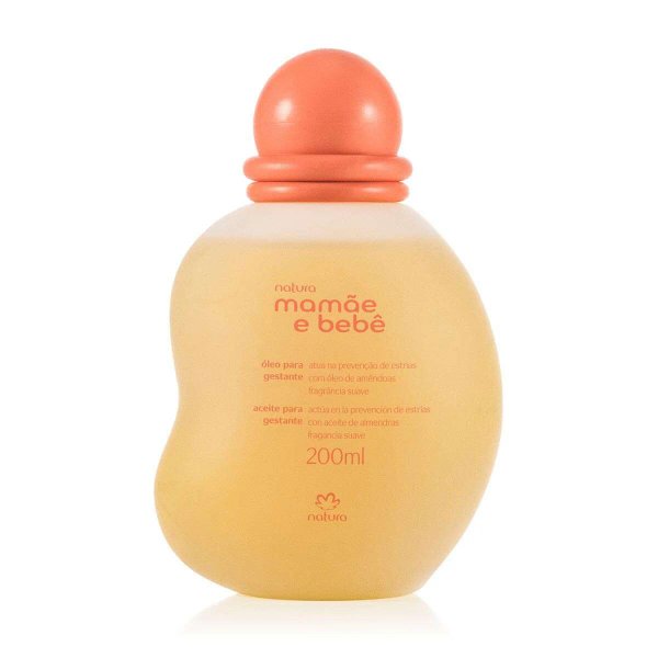 Aceite Natura Mamãe e Bebê para gestante 200ml