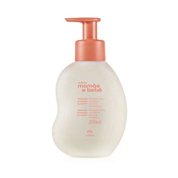 Hidratante Natura Mamãe e Bebê preventivo de estrías 200ml