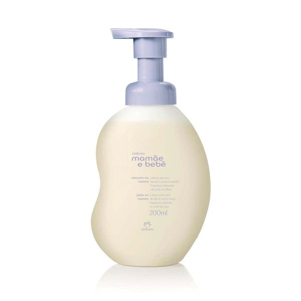 Jabón en espuma Natura Mamãe e Bebê relajante 200ml