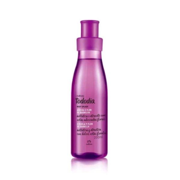 Body Splash Tododia Ameixa e Flor de Baunilha 200ml