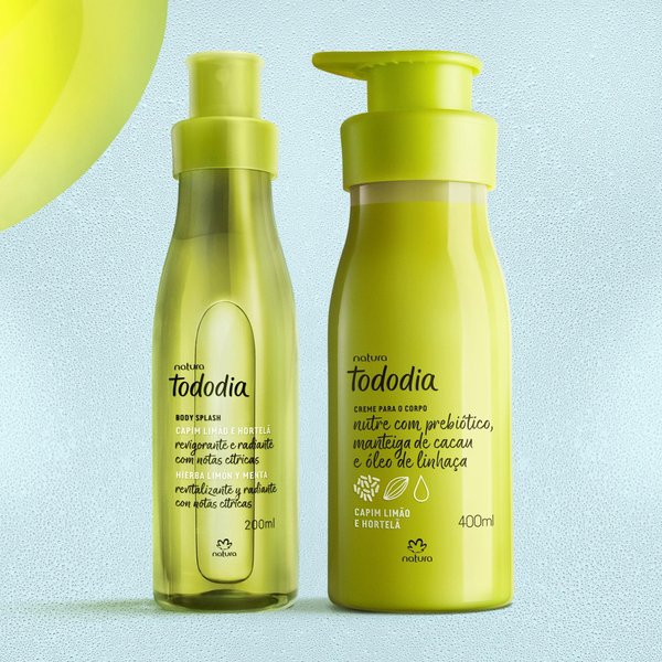 Kit Tododia Capim Limão e Hortelã (2 produtos)