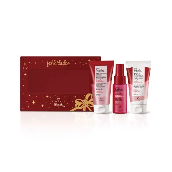 Kit Natura Tododia Framboesa e Pimenta Vermelha