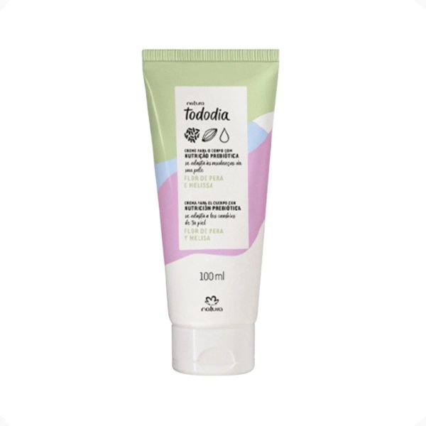 Crema nutritiva para cuerpo Tododia Flor de Pera e Melissa 100ml