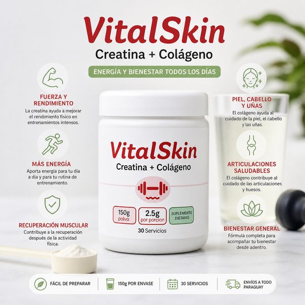 Colágeno + creatina
