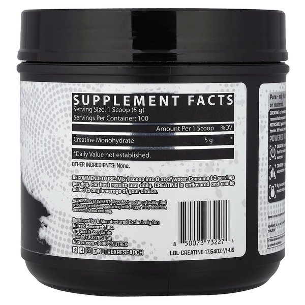 Creatine Monohydrate Nutrex
