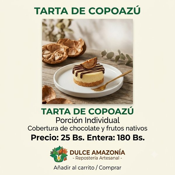 TARTAS DE COPOAZU