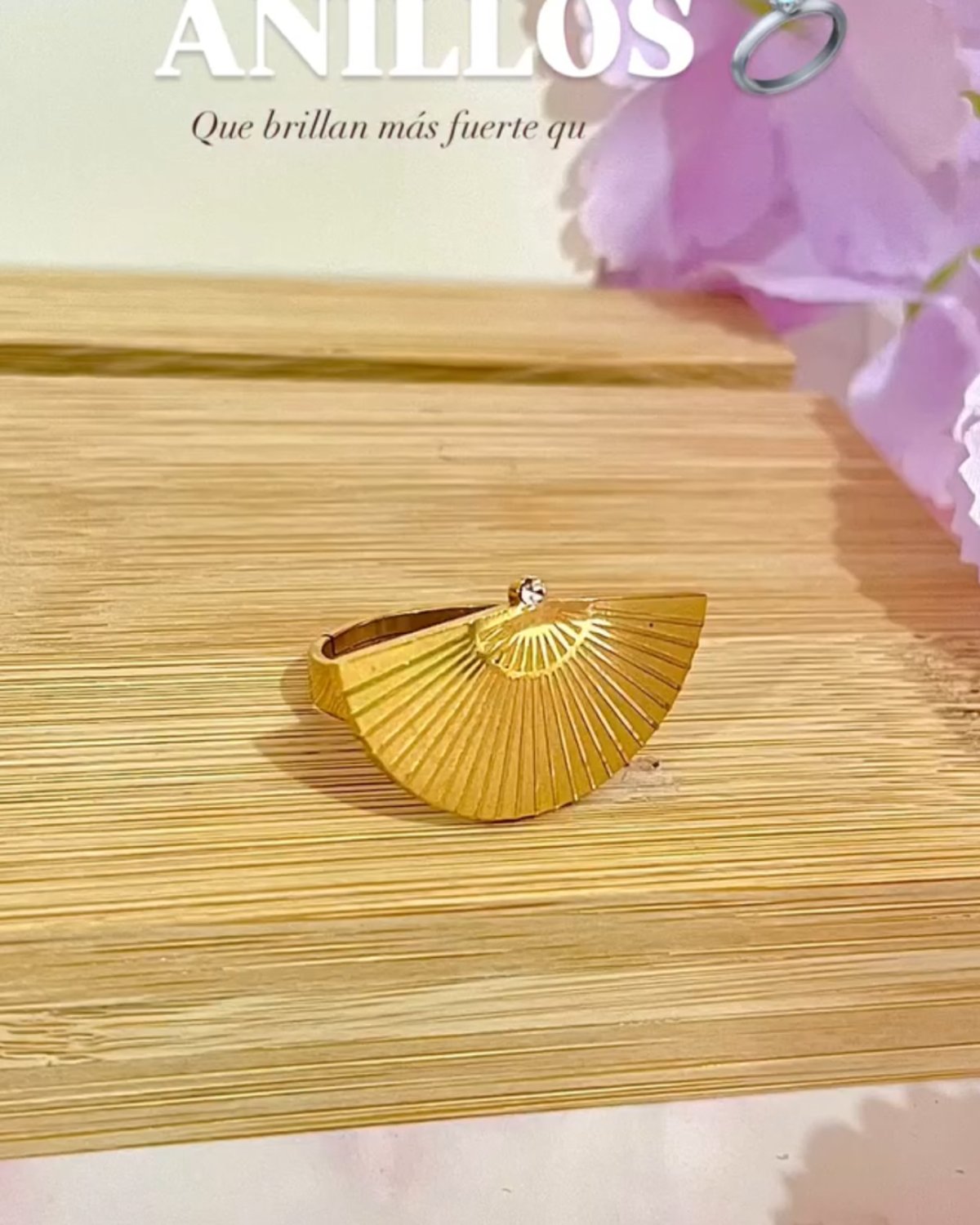 Anillo abanico 