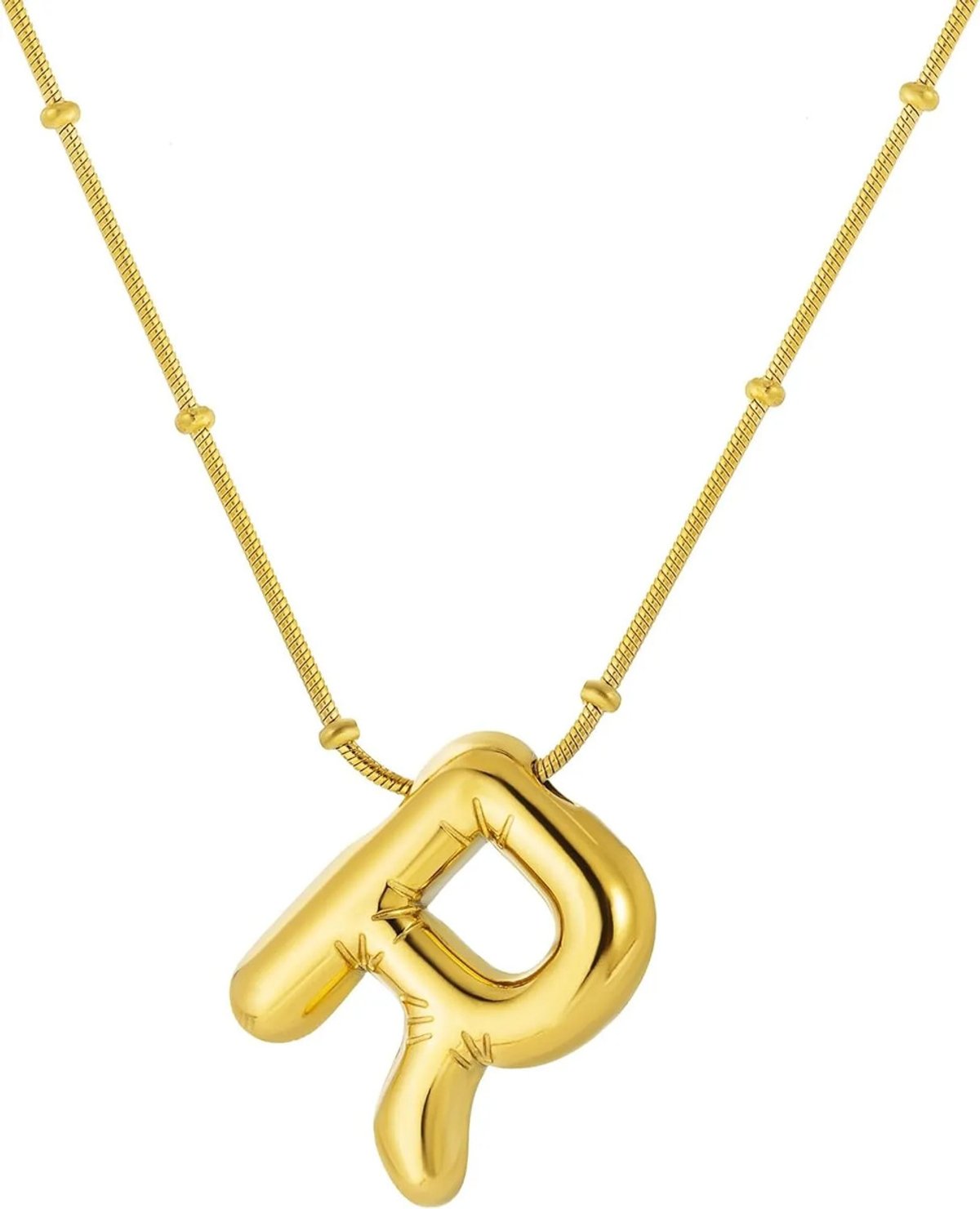 Collar iniciales de globo 🎈  - 3