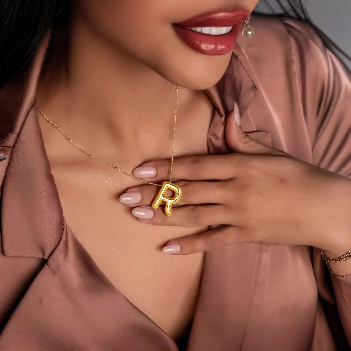 Collar iniciales de globo 🎈  - 4