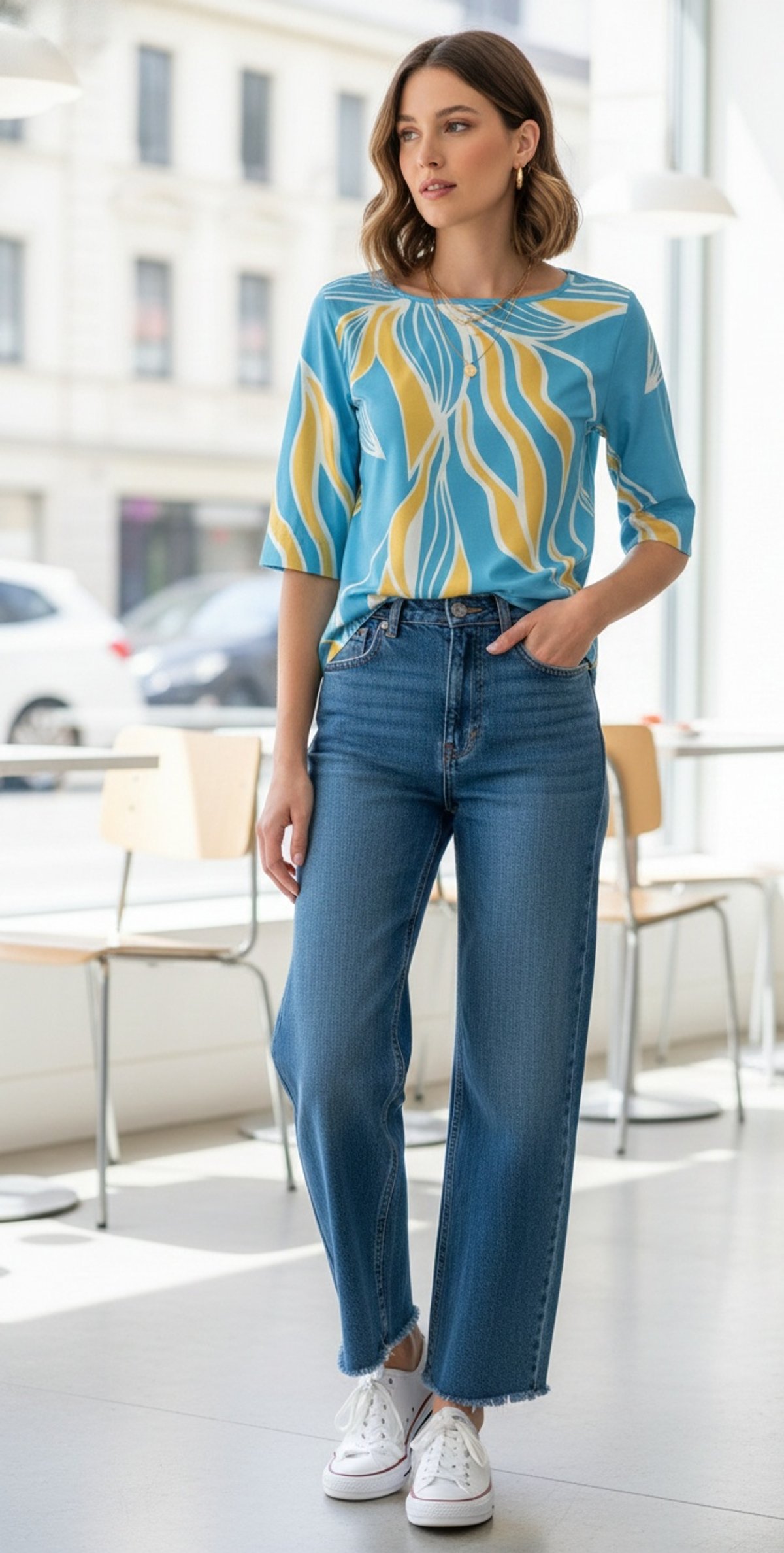 Blusa mangas 3/4 - 2