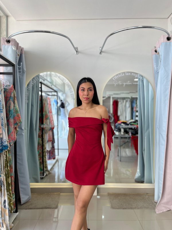 Vestido de hombro 