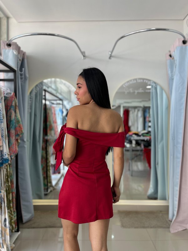 Vestido de hombro 