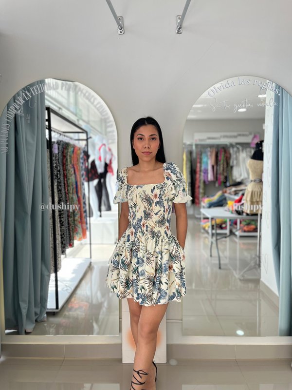 Vestido Nara c/ mangas 