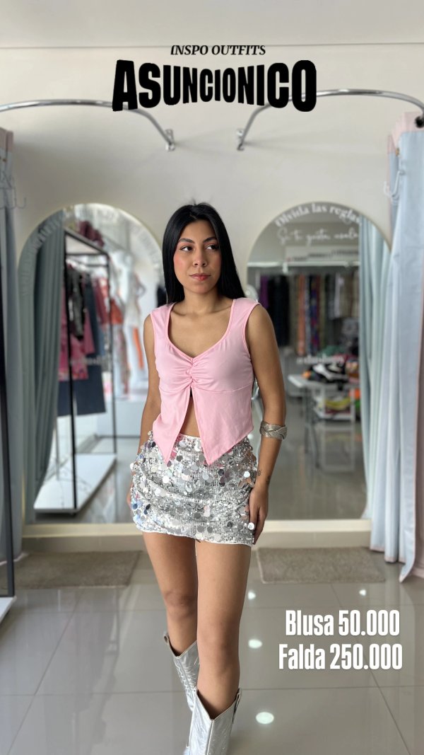 Falda lentejuelas